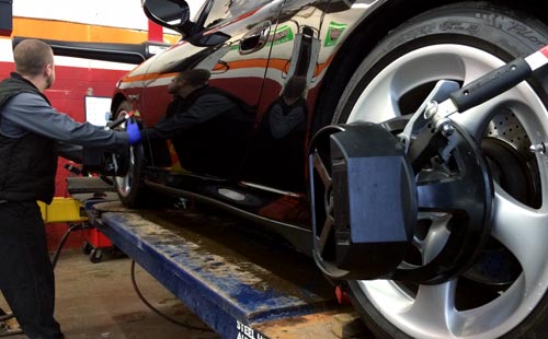 Wheel Alignment Photo